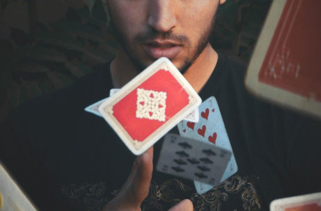 Throwing cards